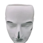 Ceramic Pots Ceramic White Pot Modern Black Ceramic Vase Pottery Face Pots