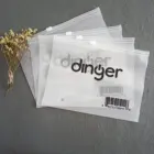 Custom Logo Underwear Swimwear EVA Packing Bags Frosted Zip Lock Bag For Garment