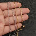 HOT Accessories Wholesale Stainless Steel Jewelry Fashion Small Chain Necklace Gold Silver Color C9N4300