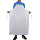 Fire Resistant Protective Green High Quality Recycled Worker Biodegradable Plastic Safety bib Apron