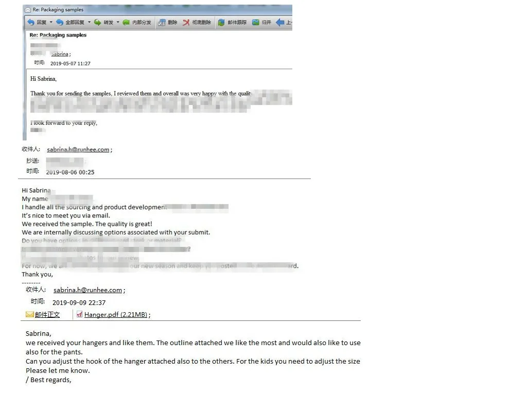 Biodegradable 3mm Thickness Cardboard Hanger Customizable Size For Retail Display