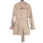 Trench Coat Trench Wholesale Fall Winter Jacket Belted Casual Double Breasted Classic Trench Coat Women