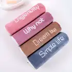 Towels 2020 New Design Letter Coral Fleece Face Sport Towels For Face Wash