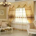 European curtain eyelets for the living room ready made hospital fabric sheer curtain made in china