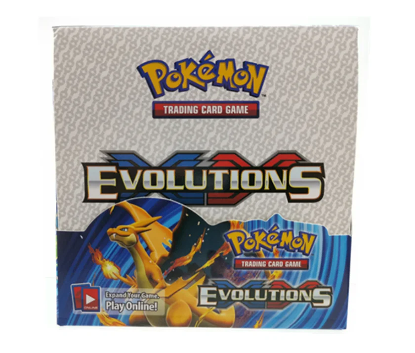 

324pcs 36 packs Pokemon cards Sun & Moon Trading Card Game XY Evolutions Booster Box Collectible Card toy, Colorful