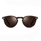 Sun Glasses Woman Shades Men Round Frame Acetate Uv400 Vintage Polarized Sunglasses