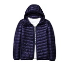 Coat Men Custom Outdoor Windproof Heated Coat Ultra Light Down Puffer Jacket For Men Winter