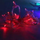 Decorative Ip65 12V Led Light Dark Green Wire Warmwhite Rgb String Outdoor Tree Decorations Christmas Clip Lights