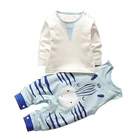 Wholesale cute cartoon cotton 2 piece sets baby toddler kids clothing