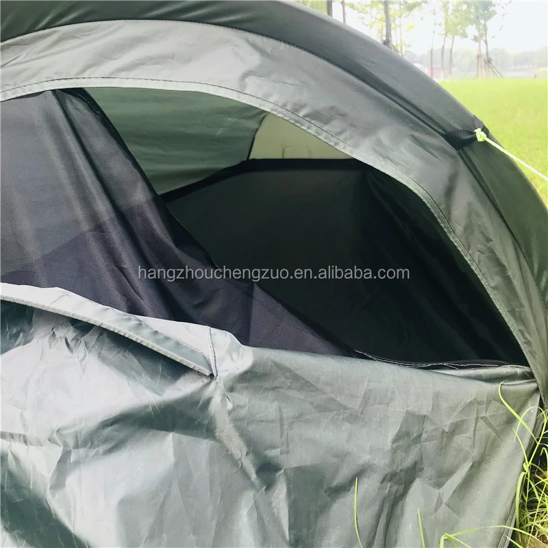 High-end Ultralight 1 person sleeping bag tent, CZX-344 Military Green tent,Sleeping Tent,Backpacking Swag Tent