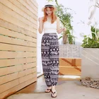 2019 Fashion women Bohemian Print Rayon Pants Loose Casual Plus Size Women yoga Pants Summer Trousers harem woman pants