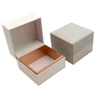 Custom Logo Luxury Leatherette Plastic Storage Watch Box