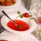 Ps Disposable PS Plastic Dinner Plate With Hot Stamp Seashell