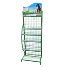 Supermarket Point Of Sale indoor bath tissue paper towels advertising metal display stands