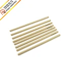 Triangular Eco protection white wood pencil printing one color logo