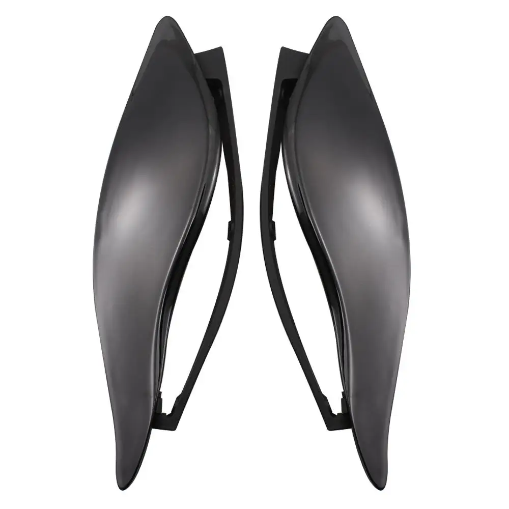 Black Side Wings Wind Air Deflectors Fit For Harley Touring Street Glide FLHX Electra Glide FLHTP Ultra Limited 2014-2020