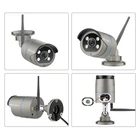 Two Way Audio 8CH Wireless Security Camera System 2MP Motion Detection WIFI Bullet Camera System