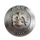 Metal Gold Coin Coinmetal Custom 3D Zinc Alloy Brass Metal Enamel Antique Gold Challenge Coin No Minimum Order