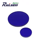 Blue optical glass filter QB3 Cyanine glass