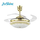 Top sell national minimalist Sitting room decorative palm leaf fan blades ceiling fan