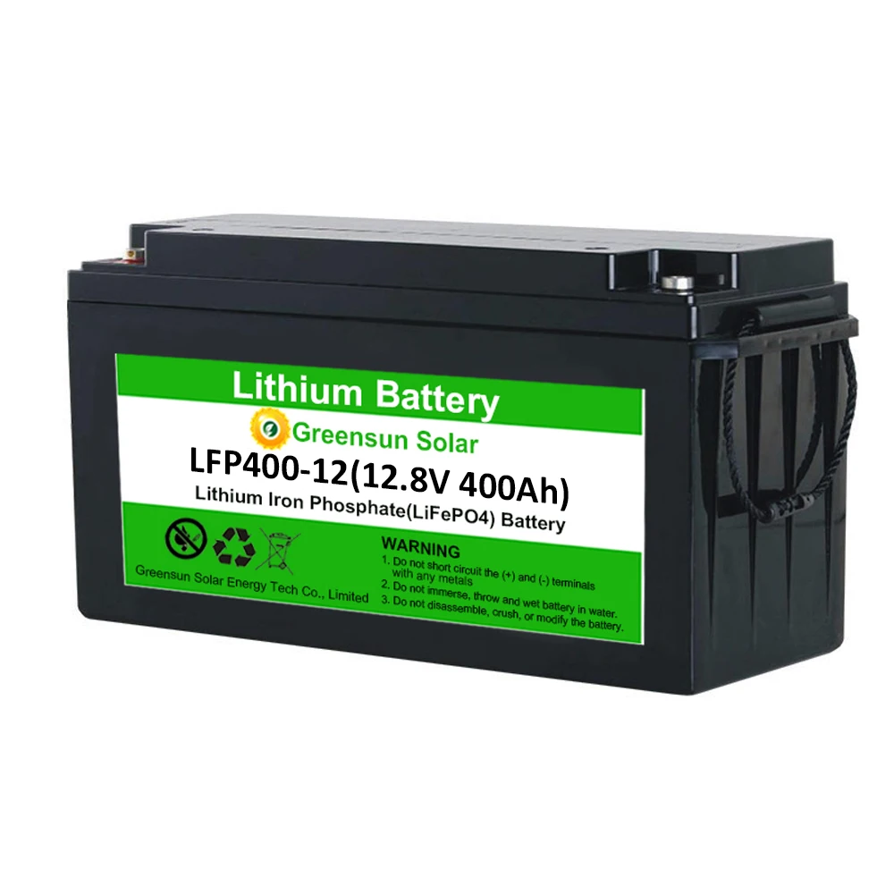 Greensun lithium-eisen phosphat LiFePO4 12 v 400ah lithium-ionen akku