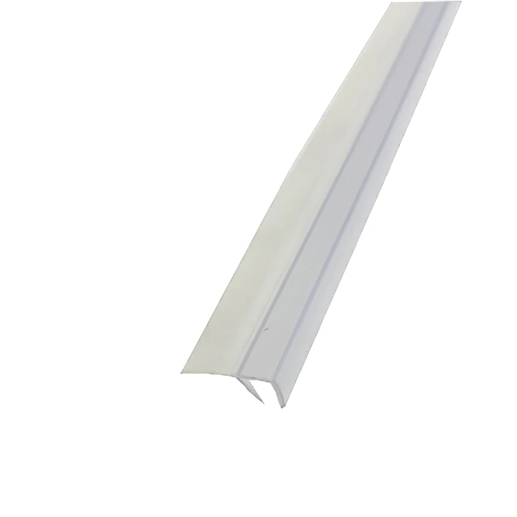 China Guida Curved Bath Shower Screen Rubber Plastic Seal For Glass