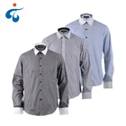 America New trend high quality long sleeve stripes formal dress shirts for men