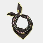square silk scarf digital print branded silk scarf silk printed scarf