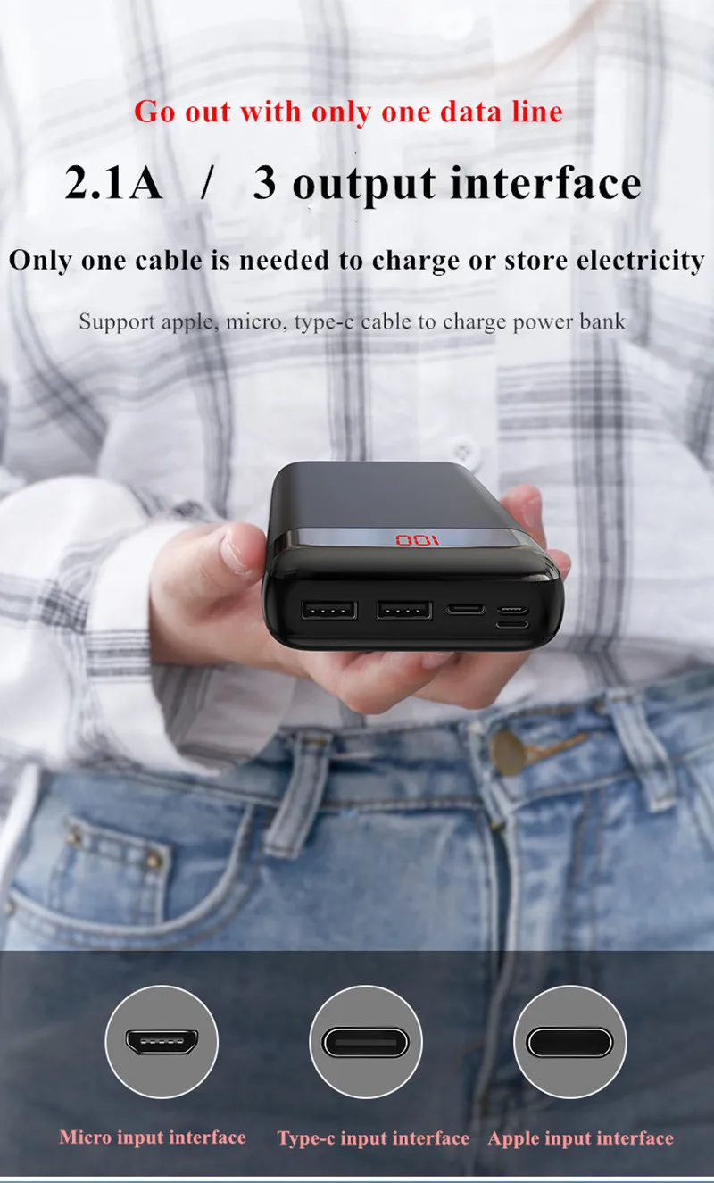 ome Hot selling electronics products portable power banks dual USB output super high capacity 30000mAh power bank for laptop - ANKUX.COM