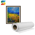 600D*300D Water Resistant 100% Polyester Inkjet Fabric Art Roll Canvas