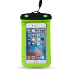 Dongguan pvc waterproof phone bag floating cell phone case with neck strap