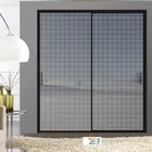 Slim frame aluminum sliding door for living room/kitchen