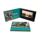 Customized 2.4 4.3 5 7 10.1 inch print audio video business card company presentation video advertising brochure