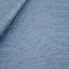 Embroidery faux synthetic artificial pvc leather for bag