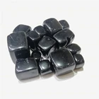 Hand carved natural polished bulk black obsidian quartz crystal cube for sale