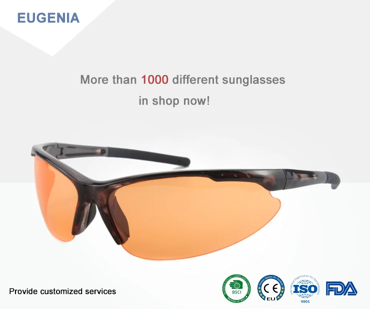 EUGENIA new sports private label night driver sunglasses for men