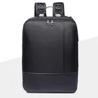 Guangzhou business style backpack bag laptop Korean leather backpack men custom backpack logo with 4 different ways of use
