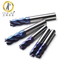 Carbide Zhuzhou Tungsten Carbide Endmill for Steel Cutting 4 Flutes End Mills