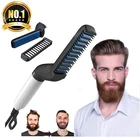 2020 Newest Product Quality Beard Straightener For Men Ionic Hair Brush Men's Hair Straightener