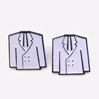 custom soft enamel dye black cloth shape Lapel pin