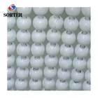 wholesale steel white bead 6mm decorative curtain metal ball chain for room divider