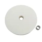 Grinding Round SATC 80-Grit White Aluminium Oxide Bench Grinding Wheel with Round Hole