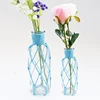 Creative net Glass Vase with Rope decoration Coastal style Floral Arrangements