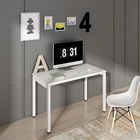 Factory Wholesale Modern simple wooden ergonomic white office table study desk