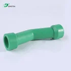 Customized PPR Plastic Fitting 20mm Plastic Pipe Fitting Ppr Bend Bridge Equal Fitting