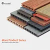 Garden Wpc Crack-Resistant Flooring Options Sidewalk Decoration Wood Composite Decking