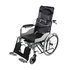 steel frame manual electroplate wheelchair with commode manufacturer