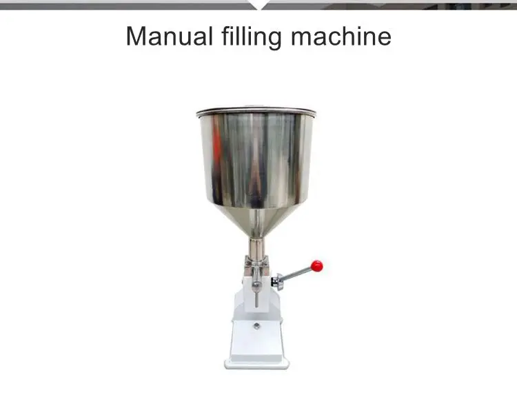 5-50Ml manual yogurt paste aerosol butter lotion bottle water filling machine