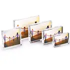 8x10 Wall Mount Picture Magnetic Clear Acrylic Photo Holder Frame Wholesale