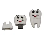 Custom tooth Shaped Flash Drive Customized USB Flash Disk , High Speed cartoon USB Flash Drive 16GB